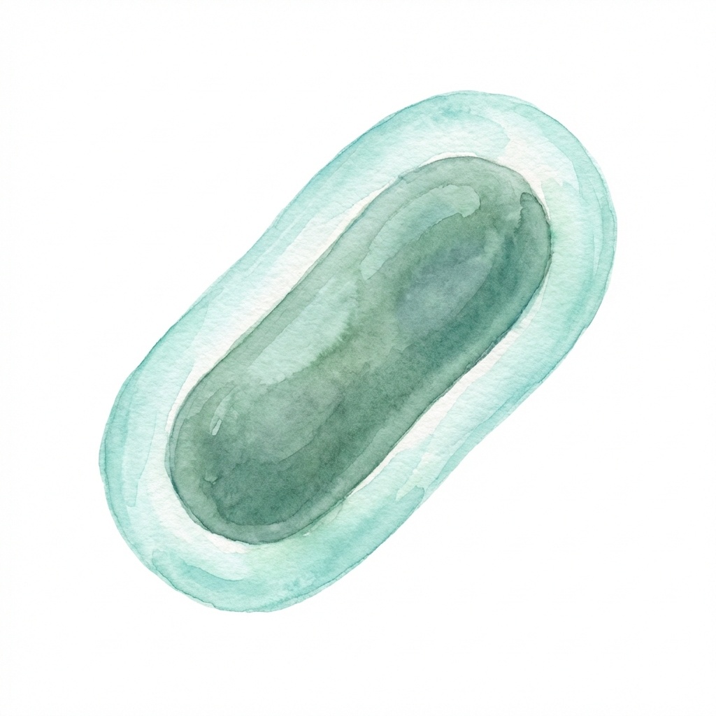 Klebsiella pneumoniae scientific illustration